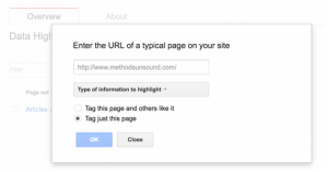 Data Highlighter google console tool