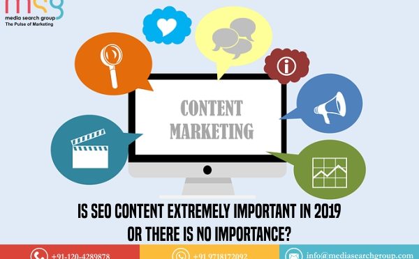 Is SEO content extremely important in 2019 or there is no importance ?