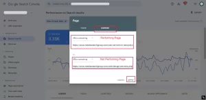 compare pages