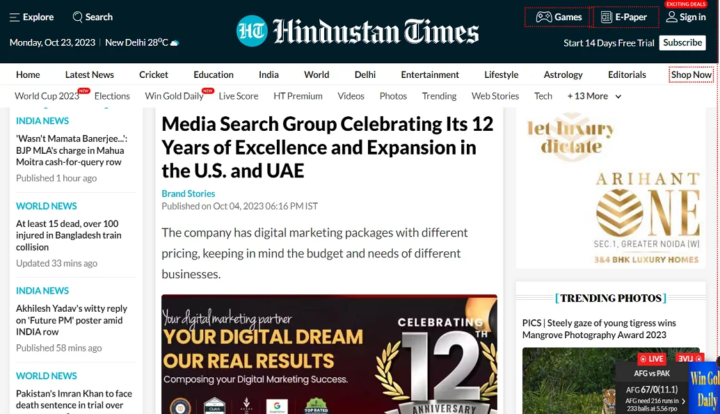media-search-group-celebrating-12years-hindustan-times-pr